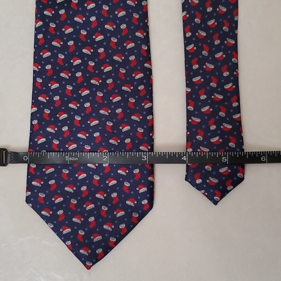 NWT Tommy Hilfiger Men's Santa Hat + Stocking Tie - Picture 2 of 5